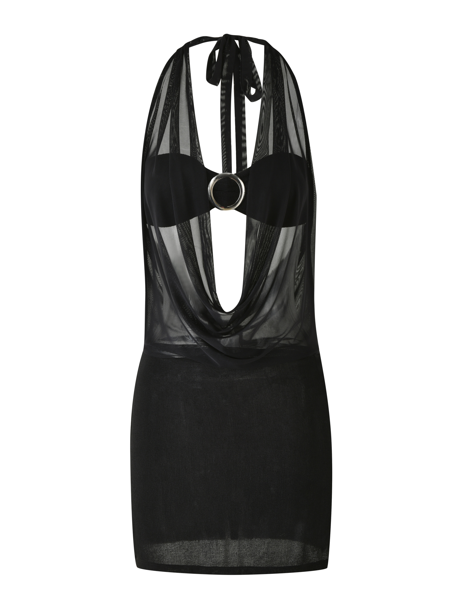 MAKENA TWO-PIECE DRESS - BLACK - Image 6