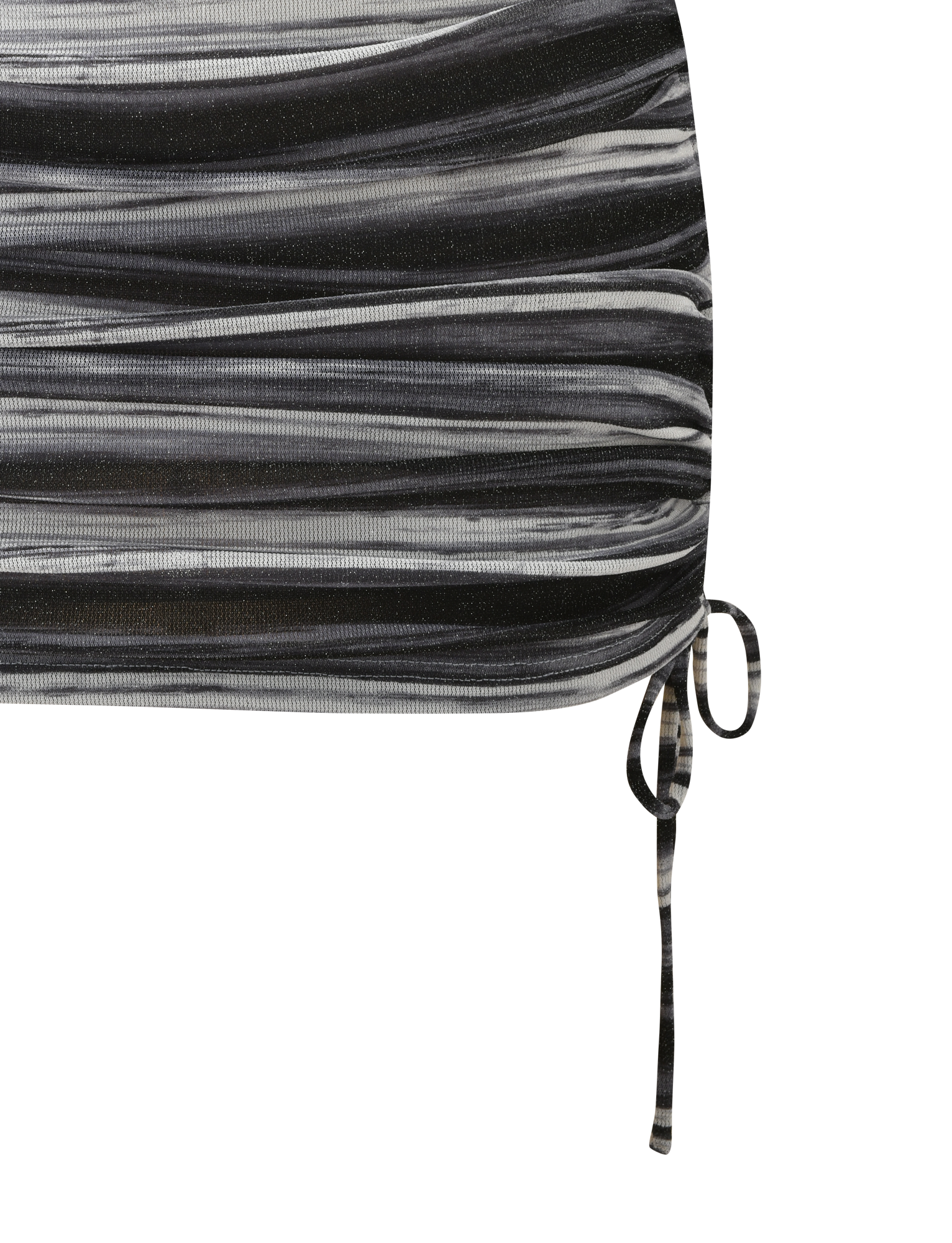 BRAELYN MINI SKIRT - GREY STRIPE - Image 10