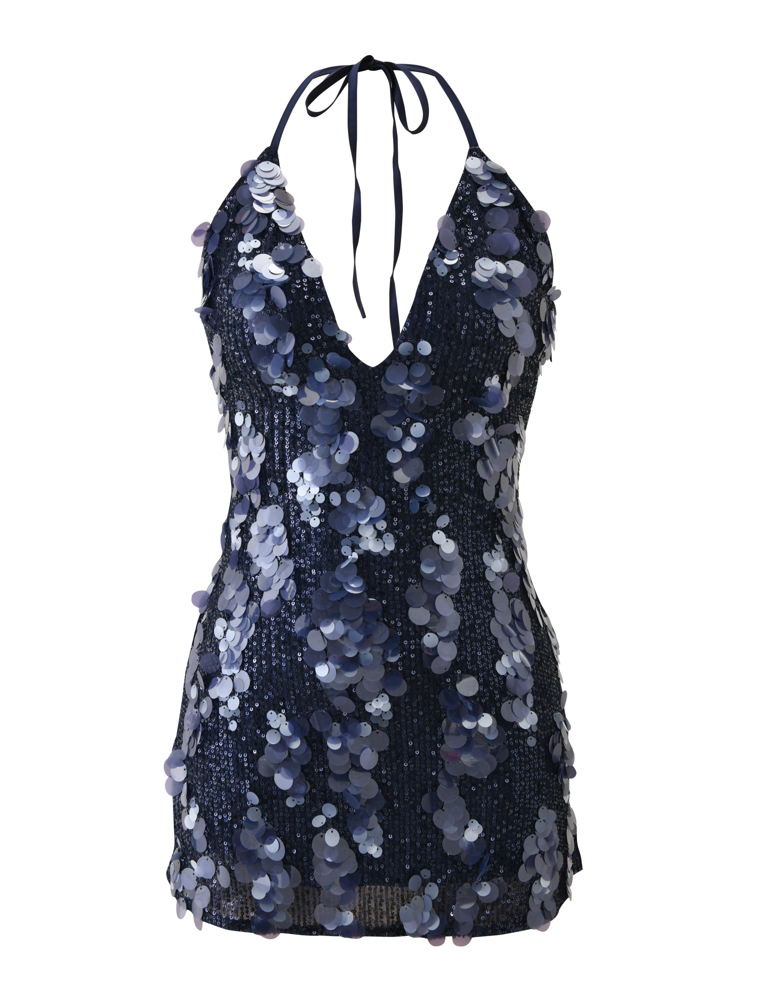 ZANA MINI DRESS - NAVY SEQUIN - Image 8