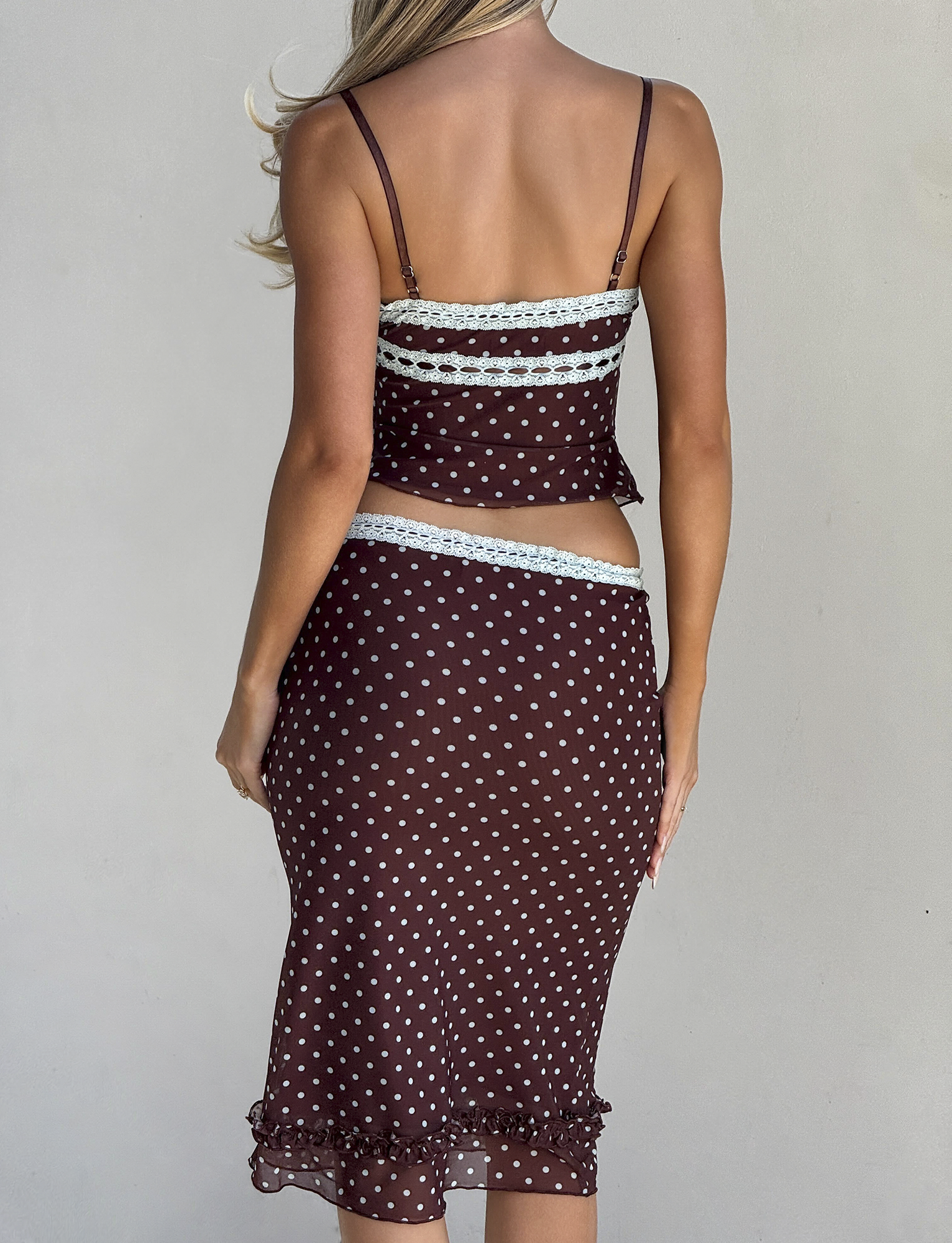 AMARA MIDI SKIRT - POLKA DOT - Image 3