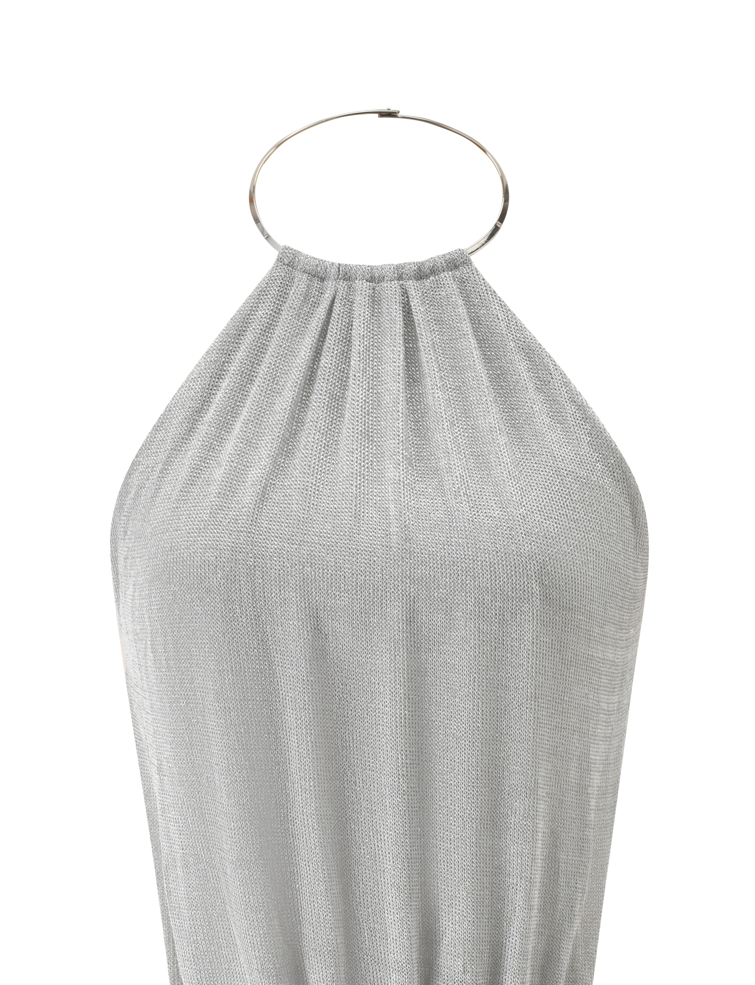 EVANNA MINI DRESS - SILVER - Image 10