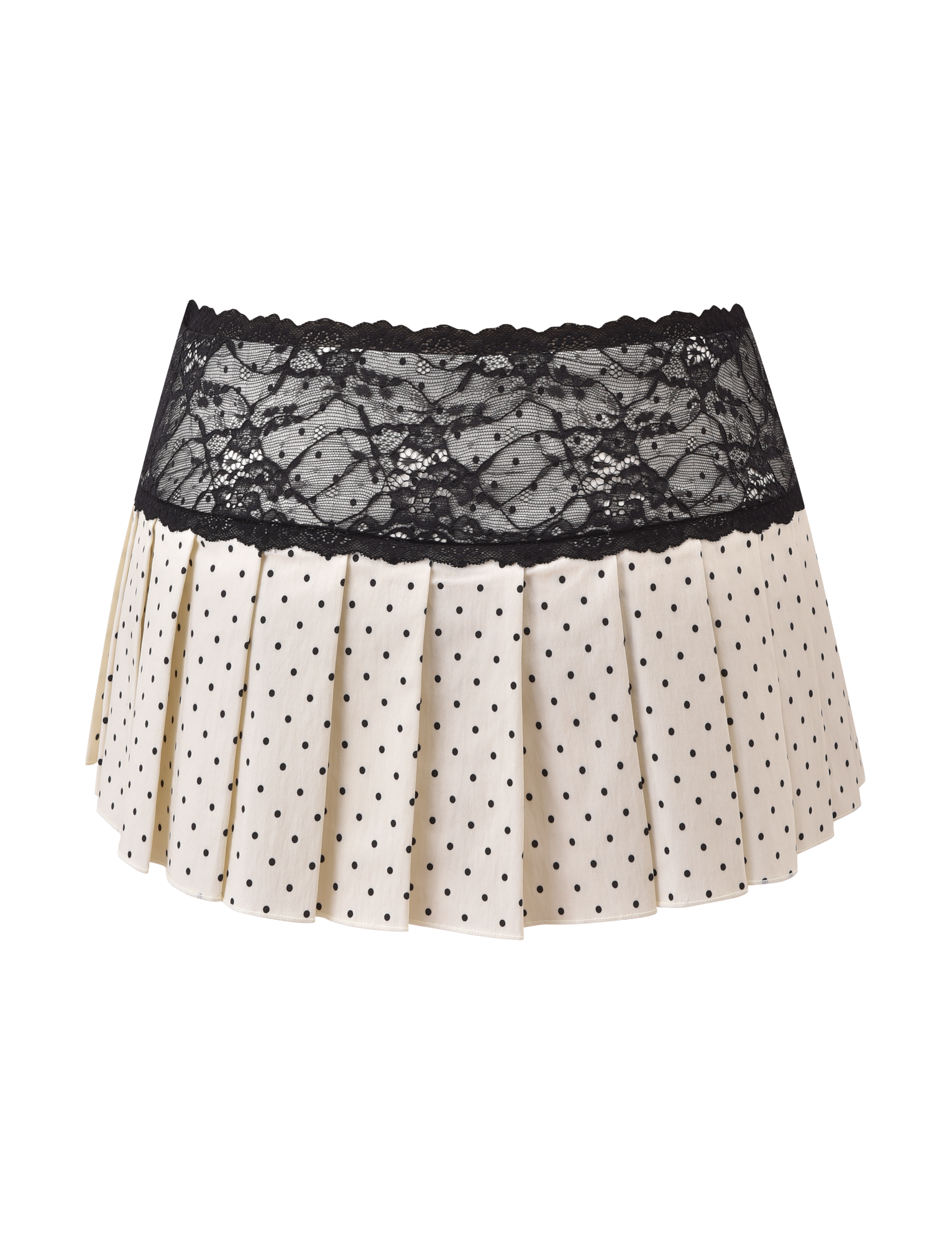 KITTIE LACE SKORT - CREAM DOT - Image 8