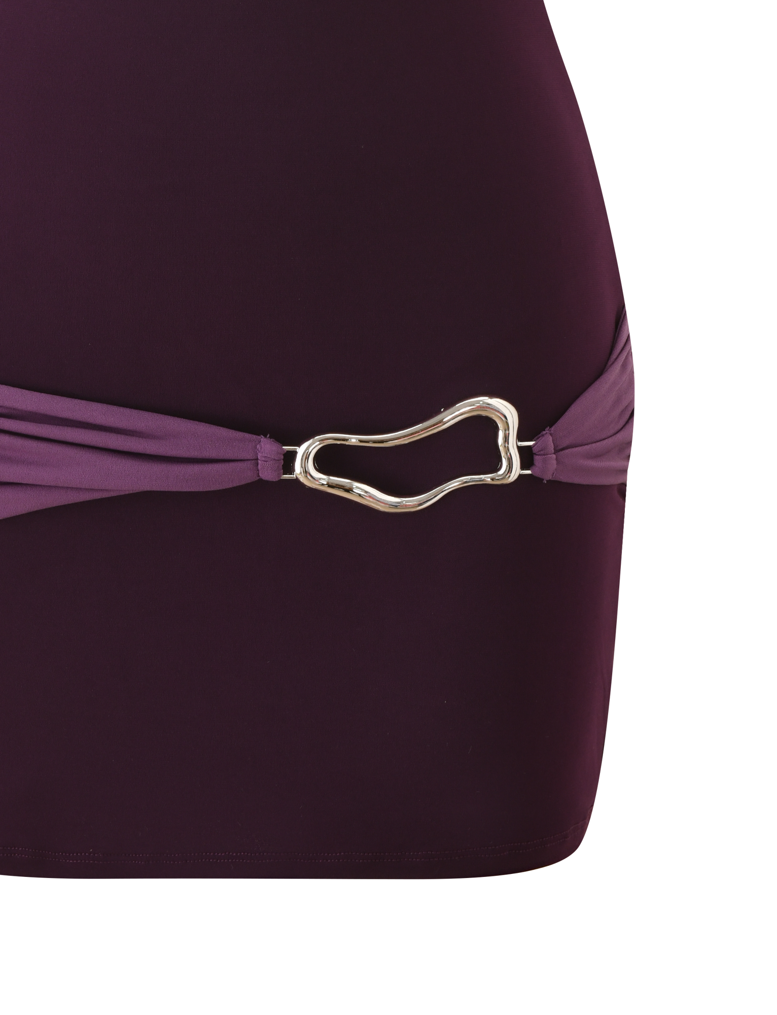 EOS MINI DRESS - AUBERGINE AND IRIS - Image 8