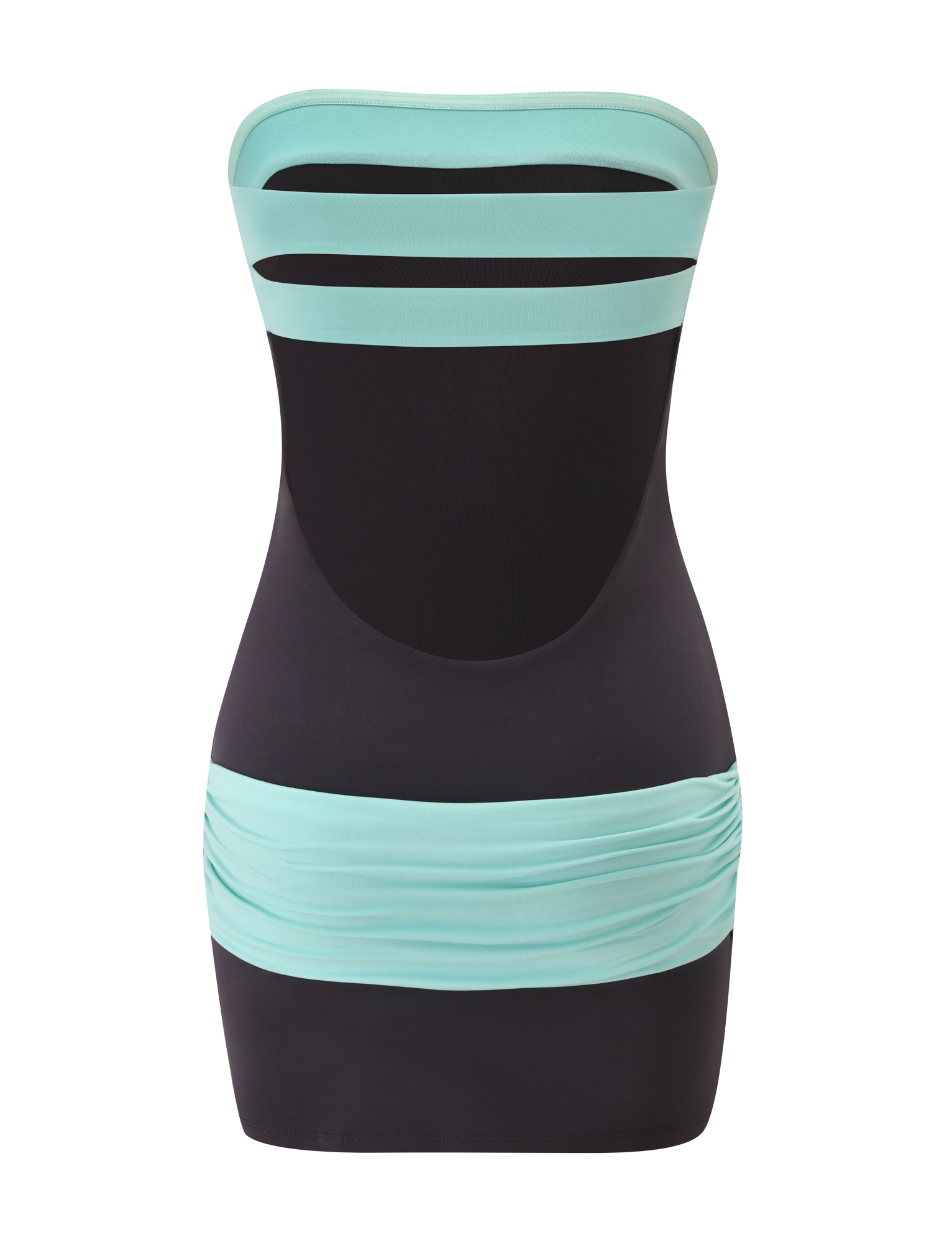 EOS MINI DRESS - MIDNIGHT AND AQUA - Image 6