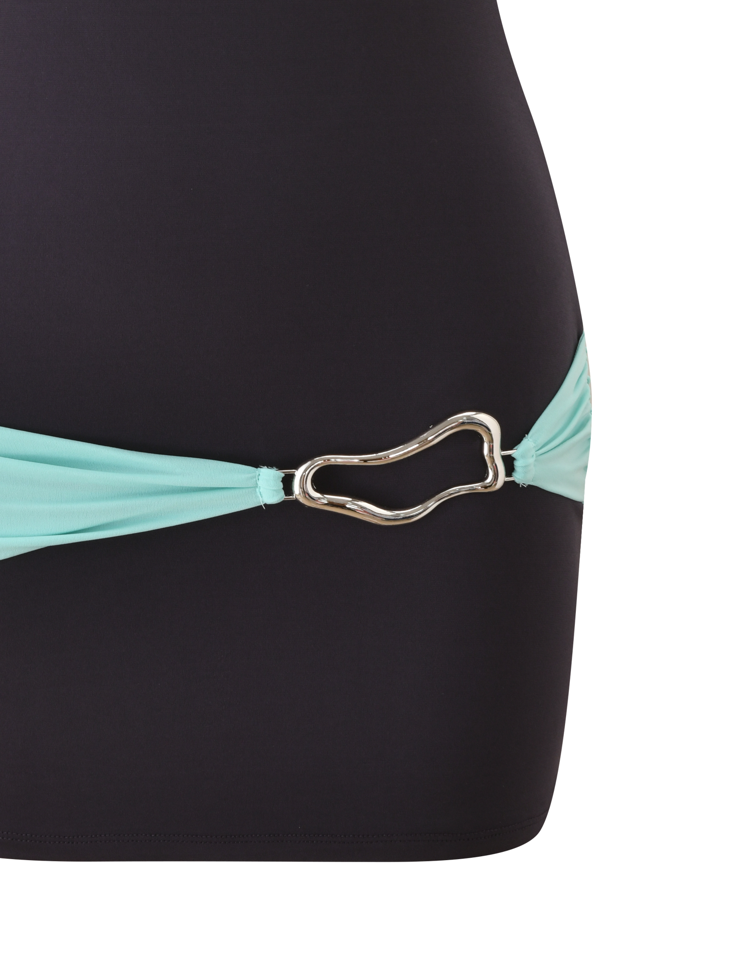 EOS MINI DRESS - MIDNIGHT AND AQUA - Image 7