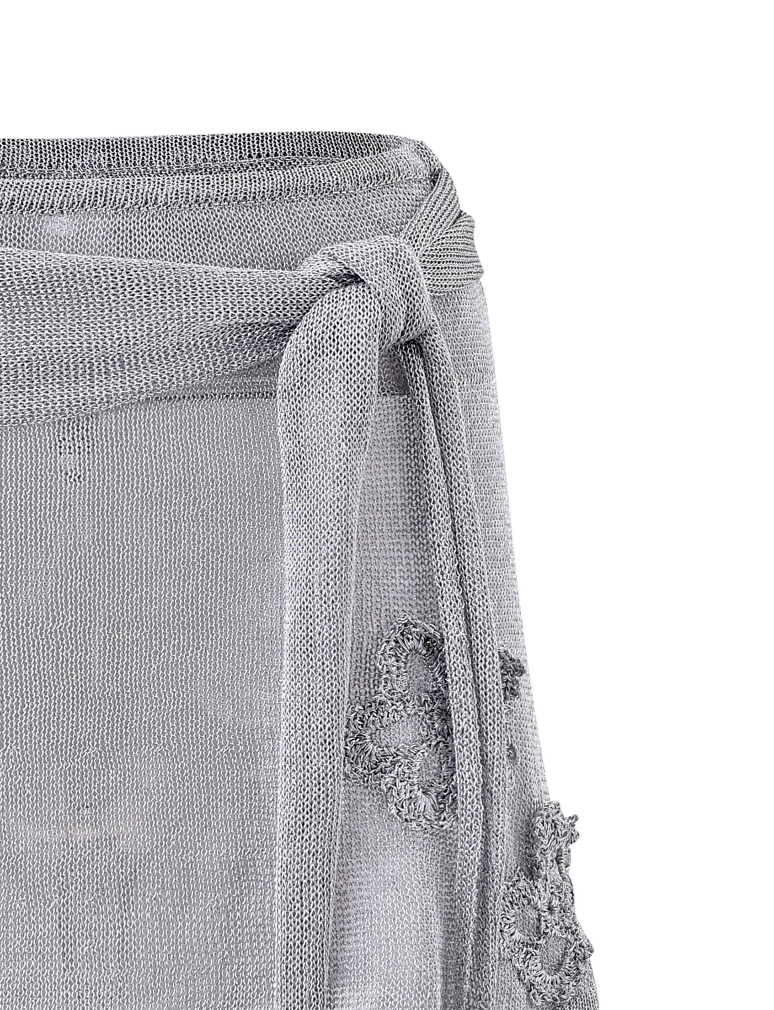 ISATANA MINI SKIRT - SILVER - Image 9