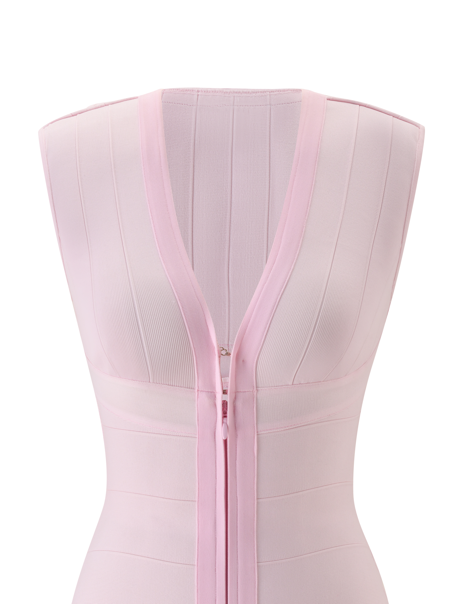 EMBER MINI BANDAGE DRESS - BABY PINK - Image 9