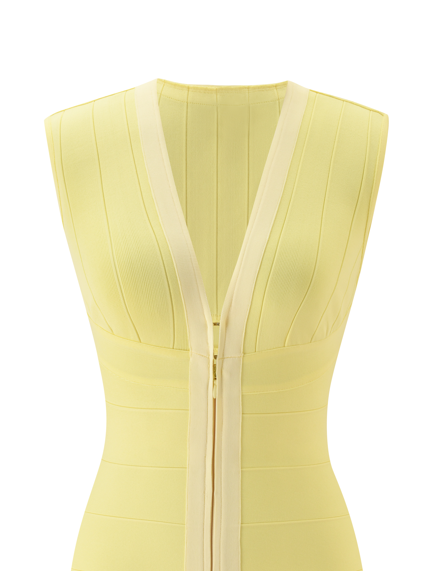 EMBER MINI BANDAGE DRESS - BUTTER YELLOW - Image 8
